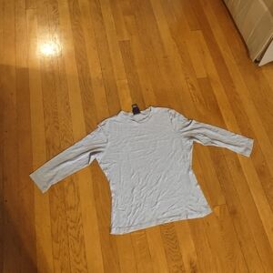 light grey 3/4 sleeve shirt from INC size small no flaws
